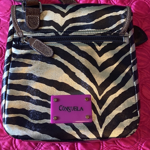 Consuela Bags Consuela Zebra Print Vintage Crossbody Poshmark